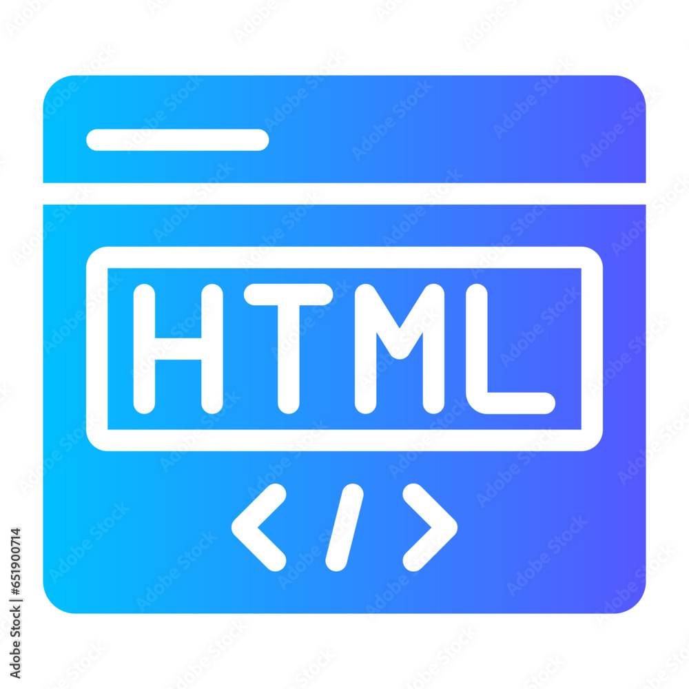 html gradient icon