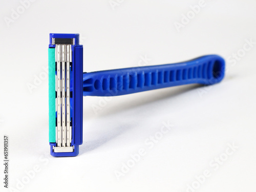 Three-blade Beard Shaver tool on white background