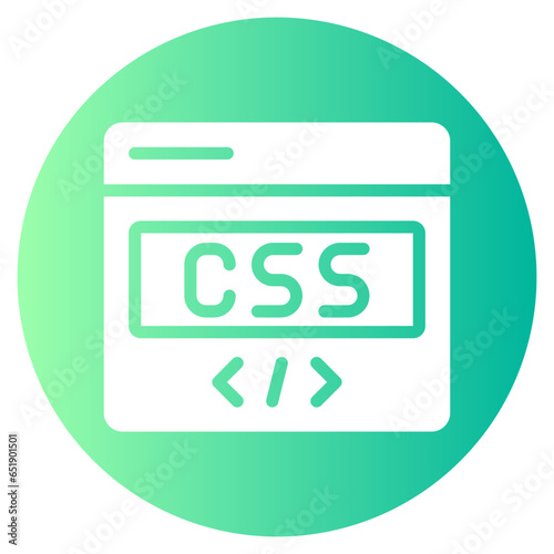css gradient icon