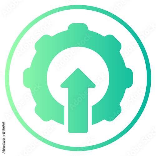 software development gradient icon
