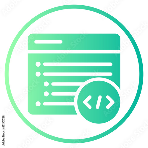 website gradient icon