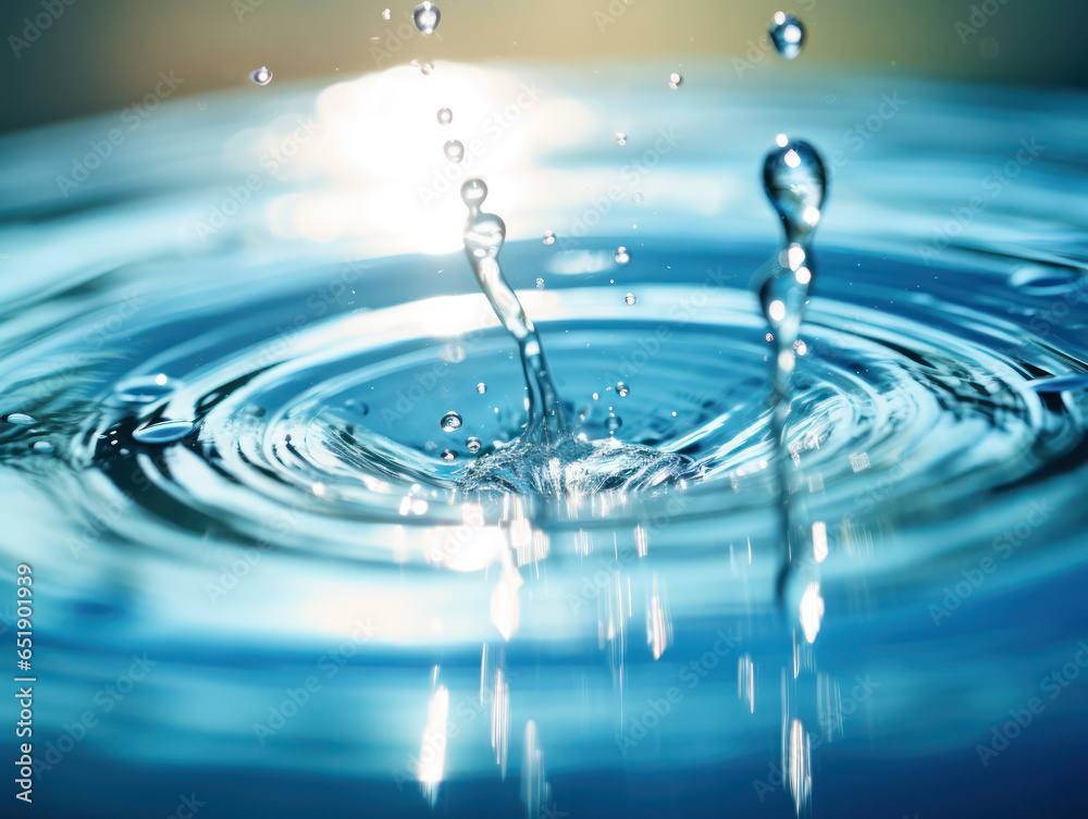 beautiful splash of blue water droplets beautiful splash of blue water droplets