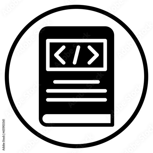 book glyph icon