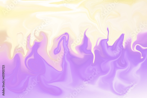 A bland of purple, yellow flame-like line designs,abstact background.