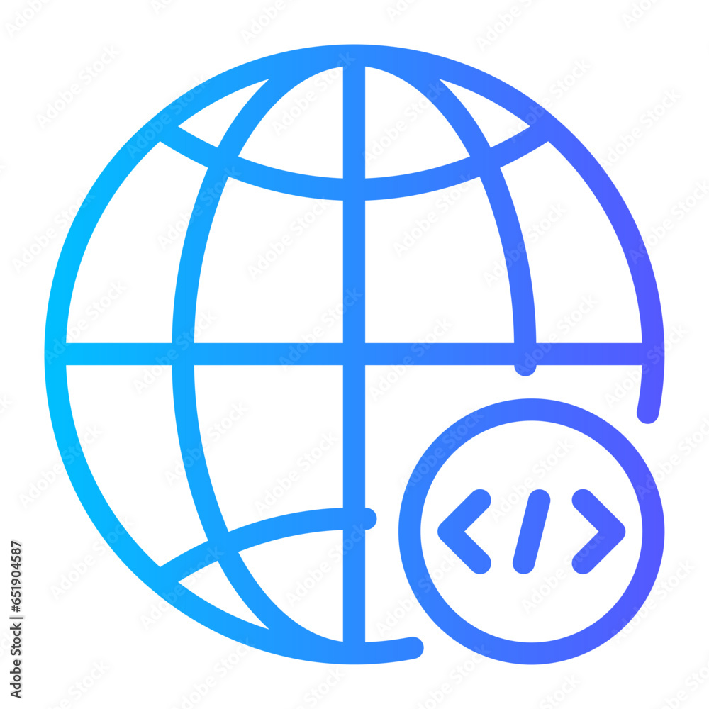 global gradient icon global gradient icon
