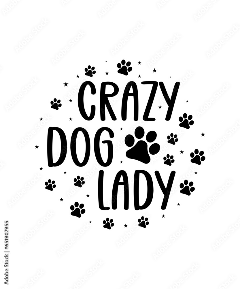 Dog Clipart Bundle, Dog Svg Bundle, Paw Prints Svg, Dog Monogram Svg