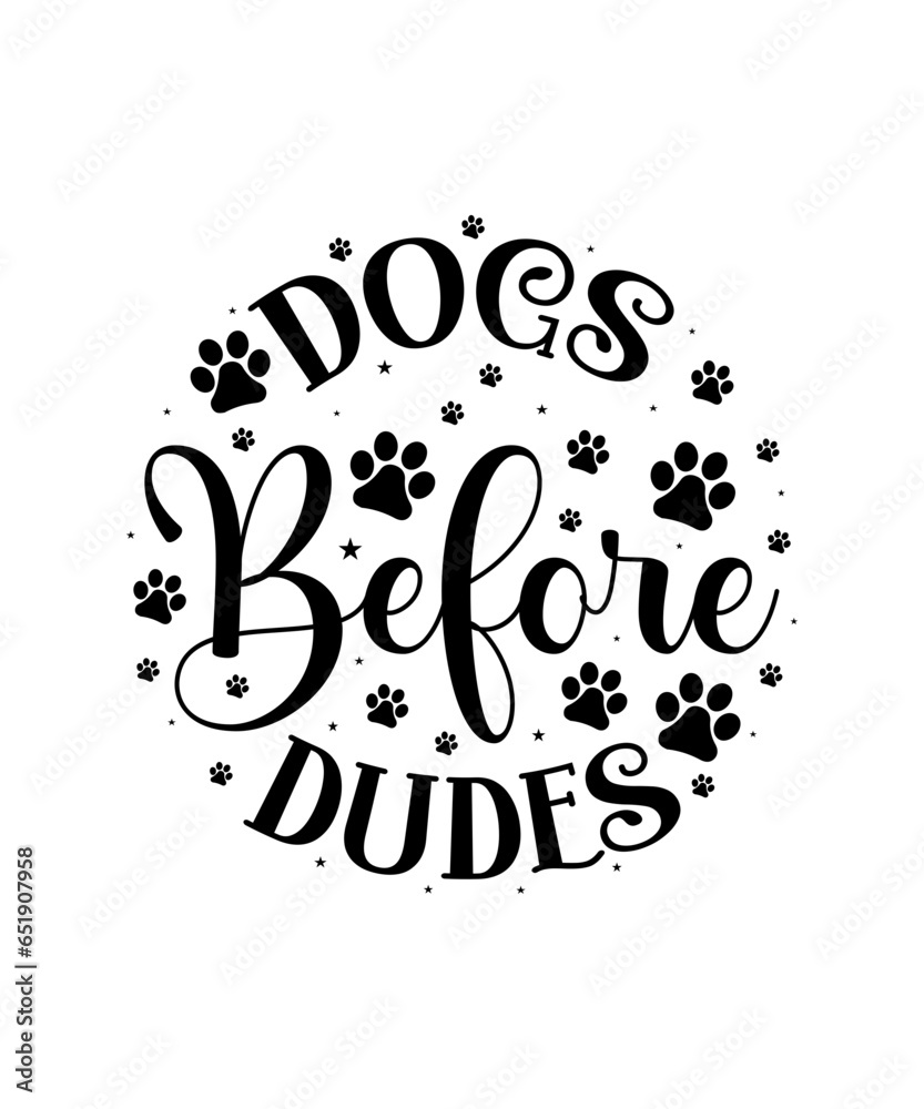 Dog Clipart Bundle, Dog Svg Bundle, Paw Prints Svg, Dog Monogram Svg