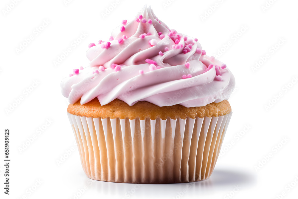 cupcake isolated on a white background cupcake isolated on a white background