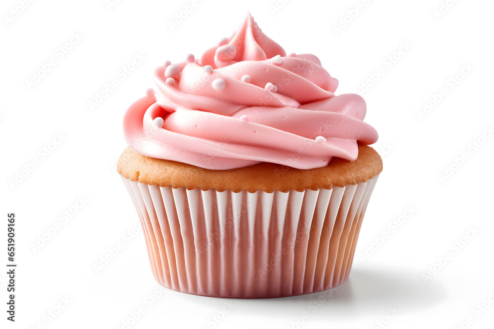 cupcake isolated on a white background cupcake isolated on a white background