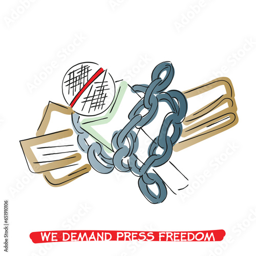 demanding press freedom