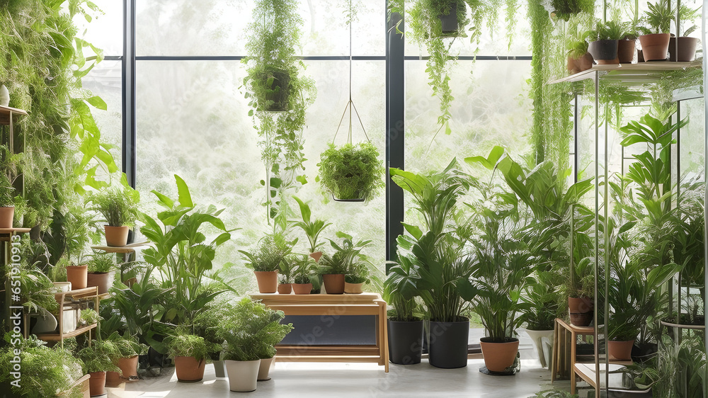 plants in a home plants in a home