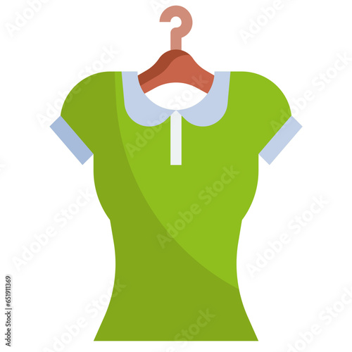 BLOUSE filled outline icon,linear,outline,graphic,illustration