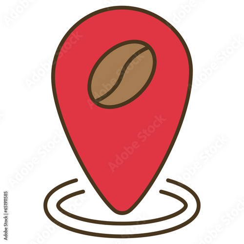 coffeeshop pin location