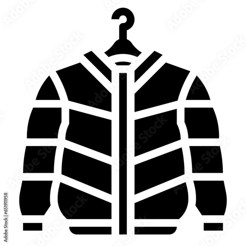 WINTER JACKET filled outline icon,linear,outline,graphic,illustration