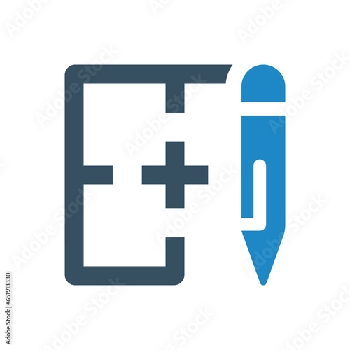 blueprint icon vector illustration