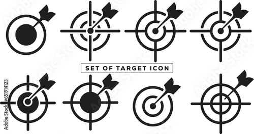 Target icon Art | Target icon vector. Target icon goal arrow vector | Arrow In The Target Vector | Target Icon Illustrations