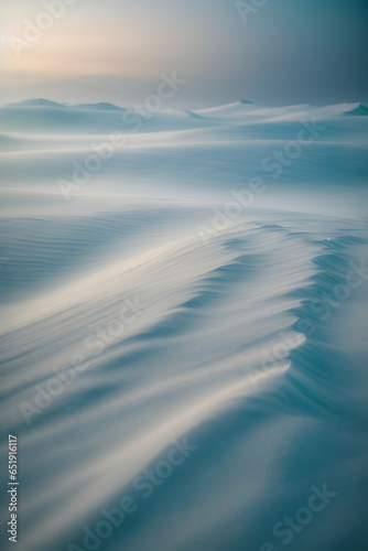 Abstract lines of winter texture background in white color