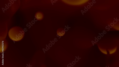 dark yellow or brown smooth amorphic drops - abstract 3D rendering photo