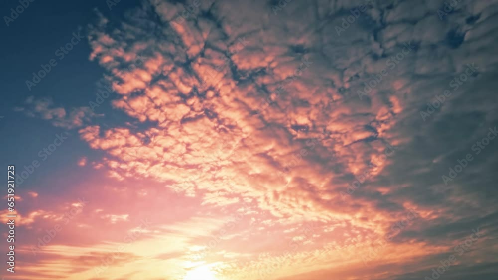 timelapse clip - beautiful golden sunset with overcast - loop video timelapse clip - beautiful golden sunset with overcast - loop video