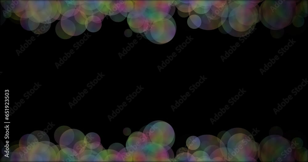 Natural Light Animation Animated bokeh background of colorful light shining particles ...