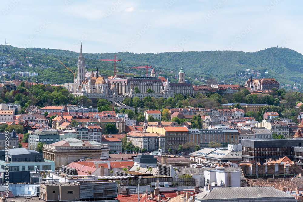 Cityscape of Budapest capital city of Hungary