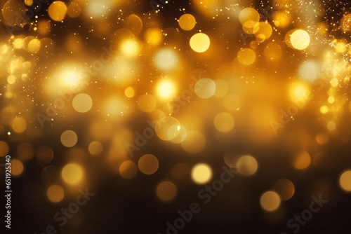 blurred golden lights background