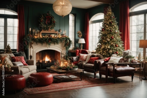 christmas tree in the living room © Interactify