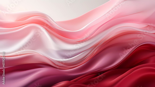 pink satin background with wave