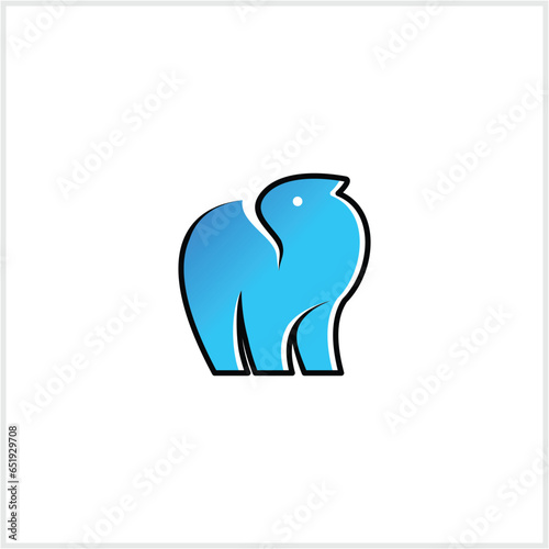 wombat logo technology modern