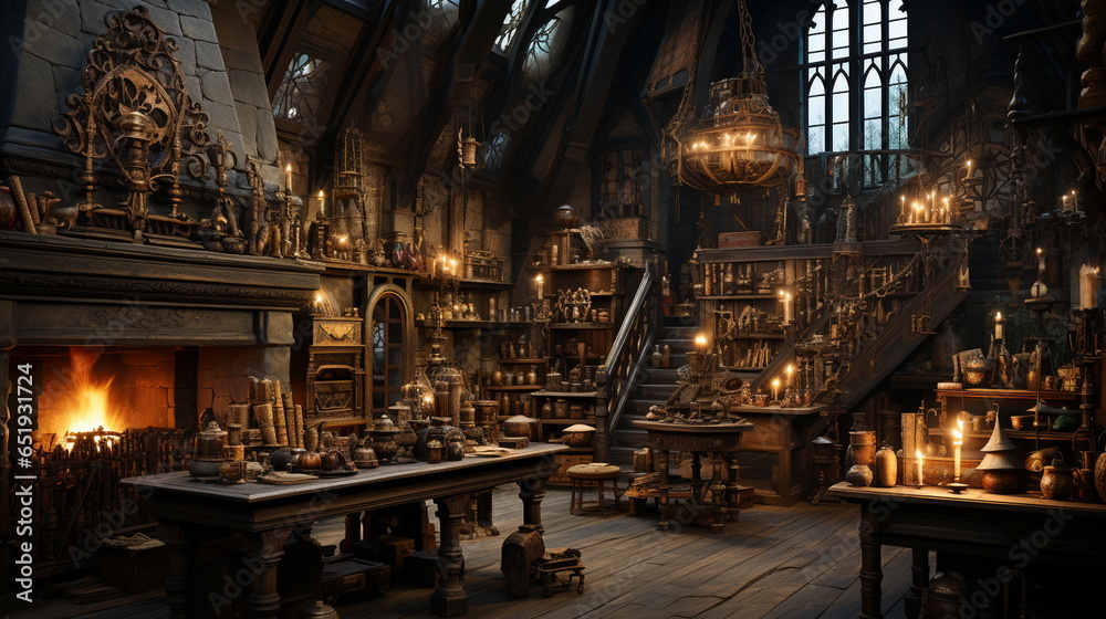 In a 1500s European castles attic hidden treasures In a 1500s European castles attic hidden treasures