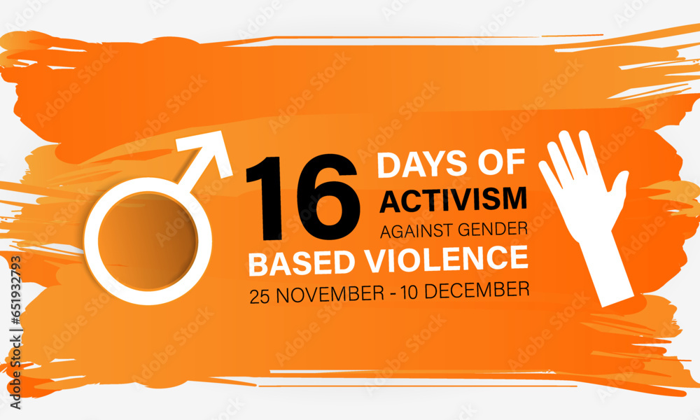 16 DAYS OF ACTIVISM AGAINST GENDER BASED VIOLENCE POSTER visual data 7