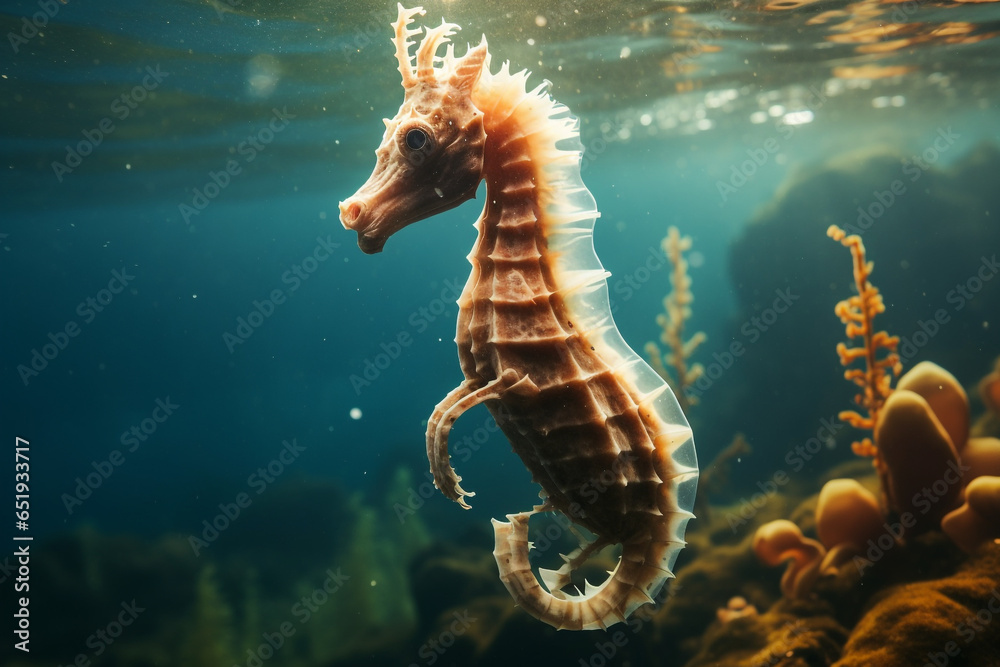 seahorse animal in the water