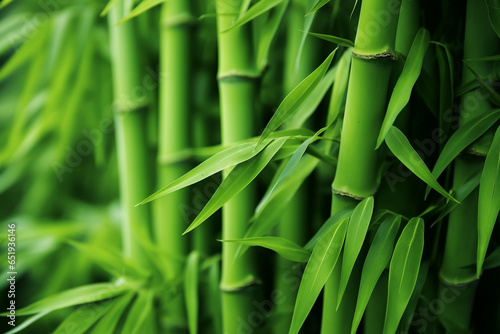 green bamboo plant background