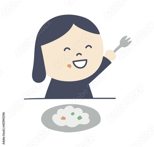 eating girl