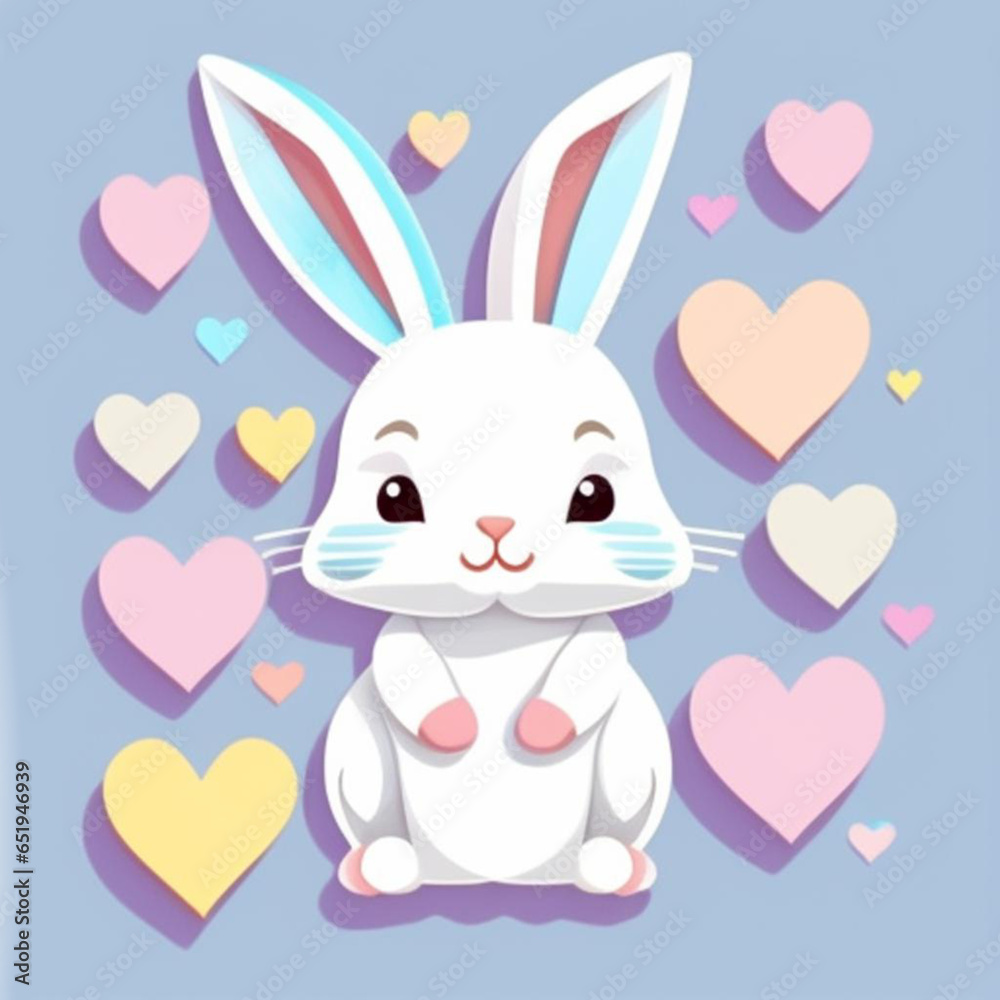 bunny with heart Horoscope for 12 years of birth bunny with heart Horoscope for 12 years of birth