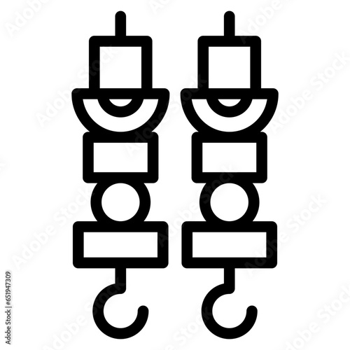 barbeque, satay icon
