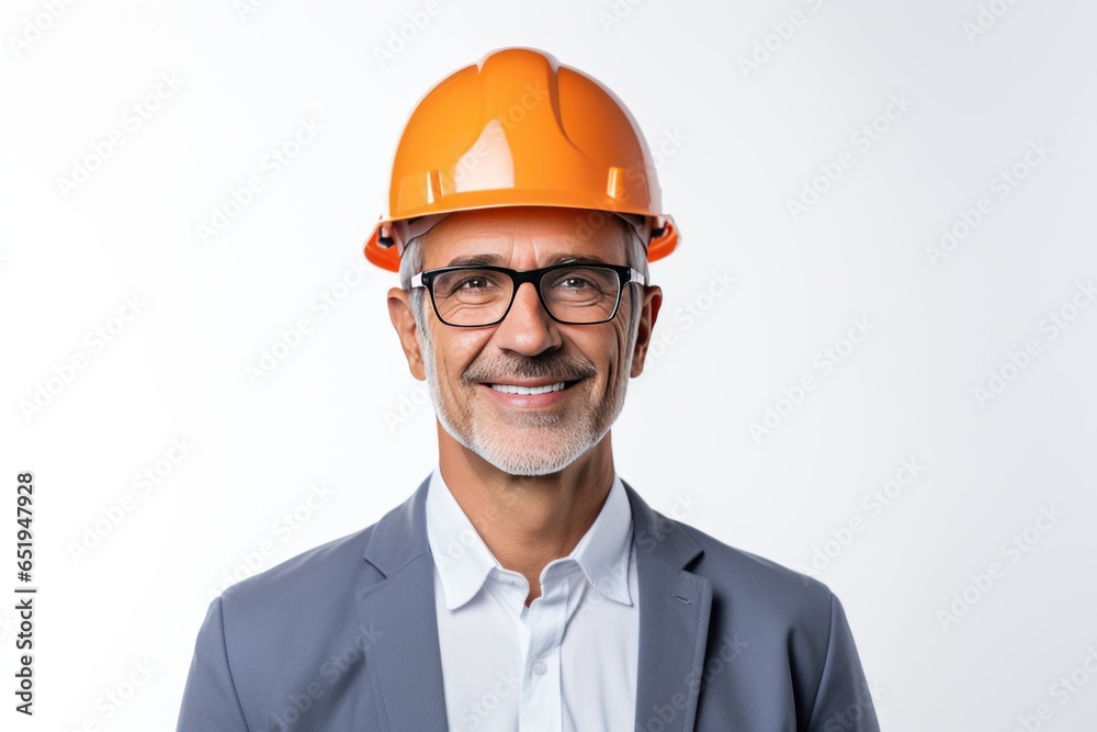 Smart portrait, male senior engineer standing with his arms crossed confidently. Smart portrait, male senior engineer standing with his arms crossed confidently.