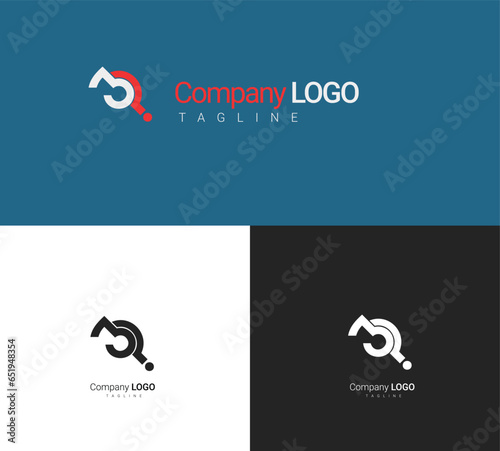 3 and question symbol letter logo concept with geometric style. logo built from key and question symbol. describe the guest's questions and solutions in the problem solver