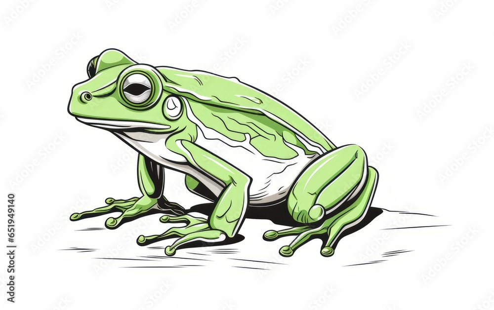 Fototapeta premium green frog