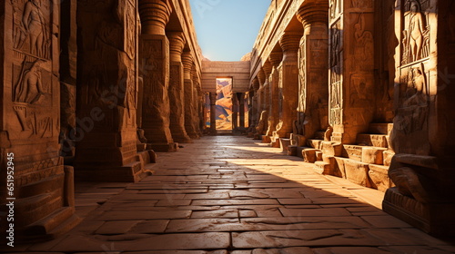 The vast hall of a 1400s ancient civilizations photo