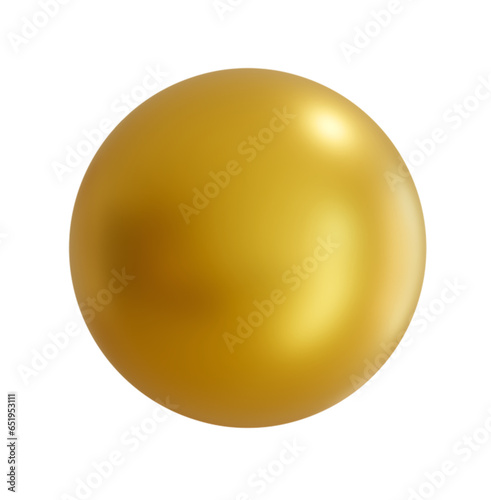 christmas ball isolated on clear background