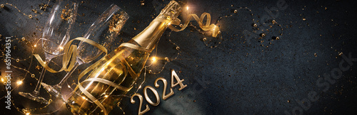 Valokuva New Year's Eve holiday party 2024