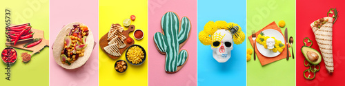 Collection of Mexican symbo...