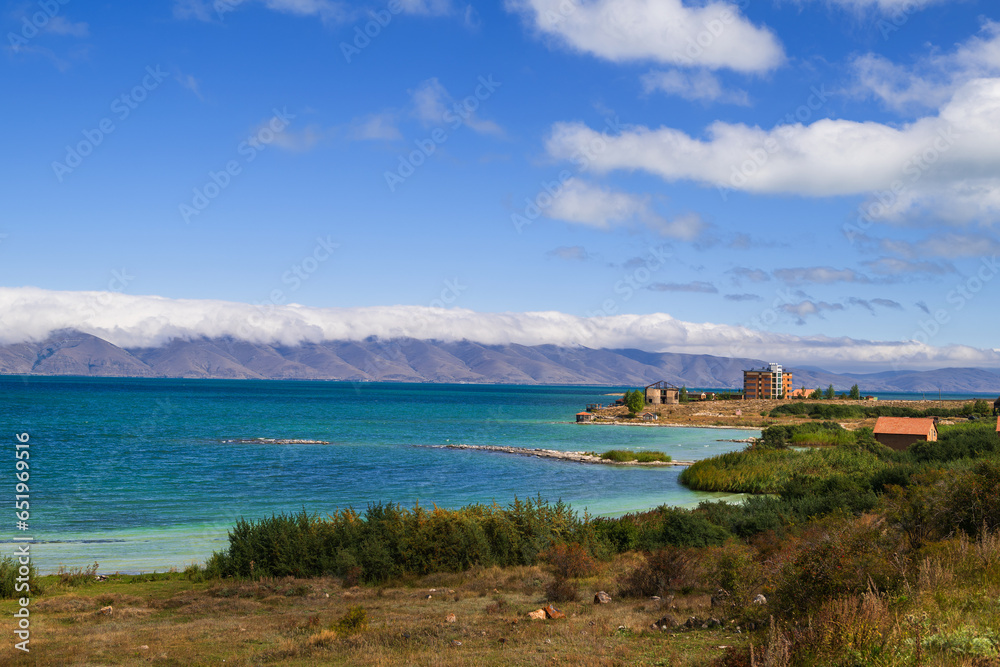 Fototapeta premium Fabulous view of Lake Sevan, Armenia