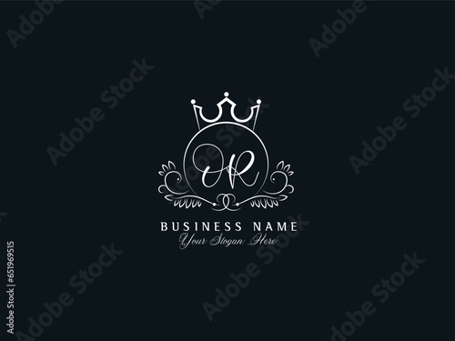 Signature OR Letter Logo, Feminine Or ro Luxury Logo Icon Design
