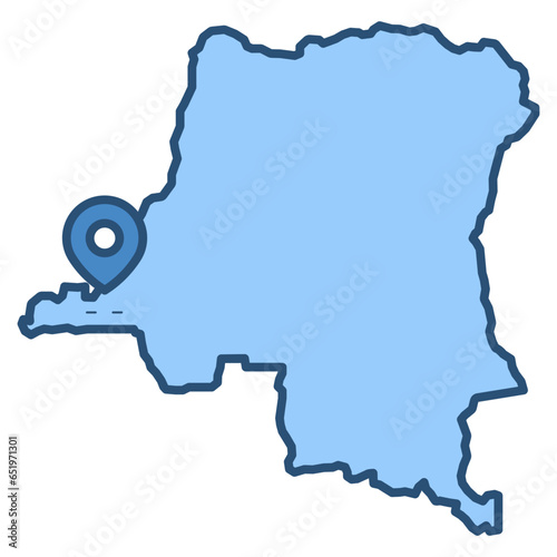 democratic republic of the congo map