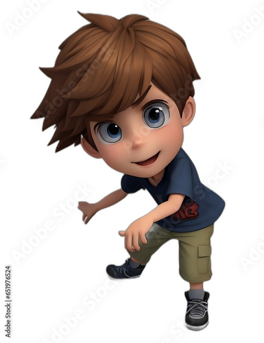Pixar-worthy Prodigy  A Guide to Creating Remarkable 3D Render Cartoon Boys