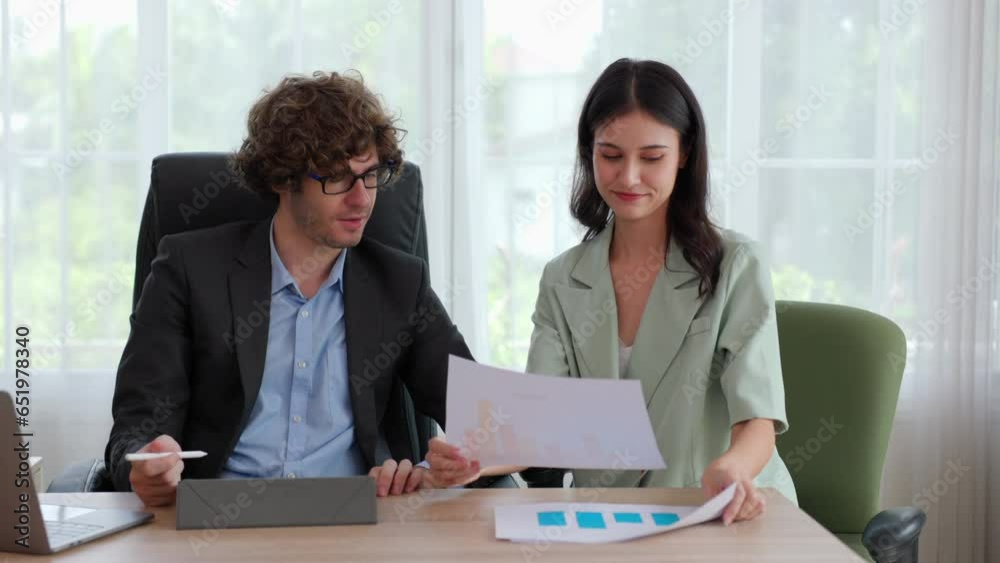businesswoman meeting and discussing about work in the office businesswoman meeting and discussing about work in the office