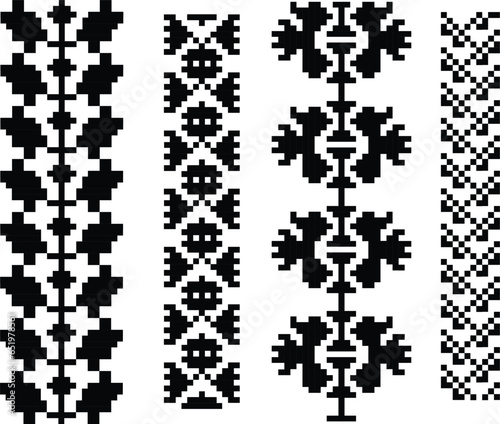 Slavic ornament, Ukrainian ornament, ancient ornament, ethnic, for posters, print, postcards, embroidery