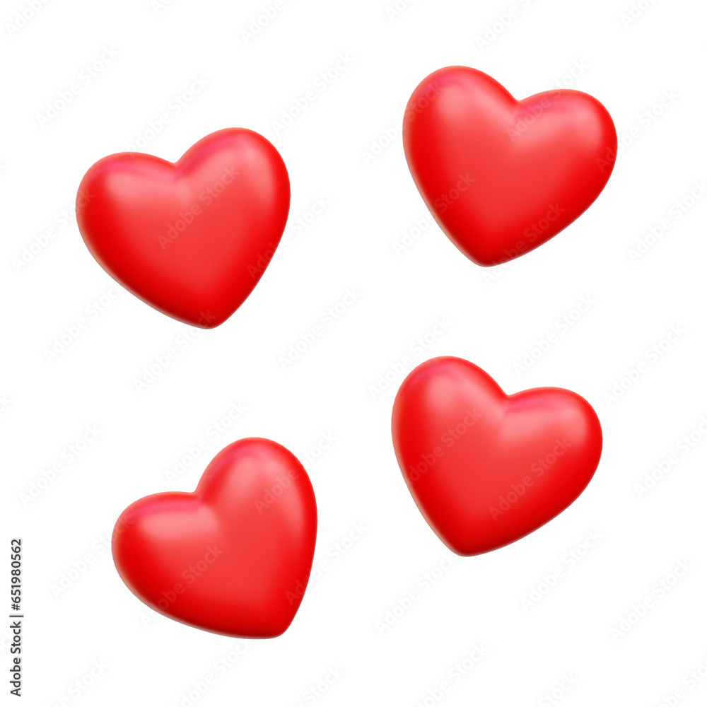 Heart 3d Icon Illustrations Heart 3d Icon Illustrations